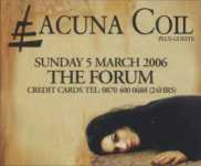 Lacuna Coil advert