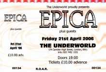 Epica ticket