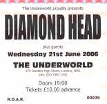 Diamond Head ticket