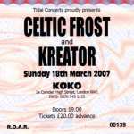 Kreator ticket