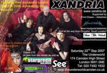 Xandria advert