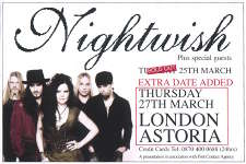 Nightwish advert