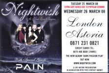 Nightwish advert