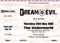 Dream Evil ticket