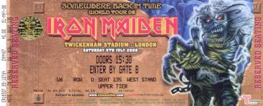 Iron Maiden ticket