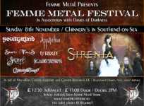 Femme Metal Festival advert