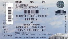 Rammstein ticket