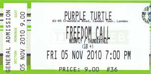 Freedom Call ticket