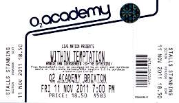 Within Temptation ticket