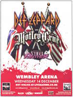 Def Leppard/Mötley Crüe advert