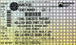 Helloween ticket