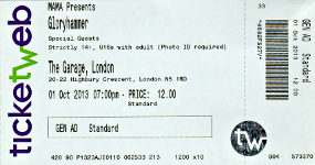 Gloryhammer ticket