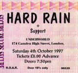 Hard Rain ticket