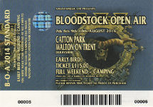 Bloodstock ticket