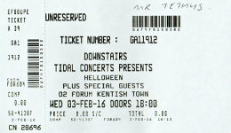 Helloween ticket