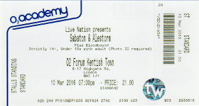 Sabaton ticket