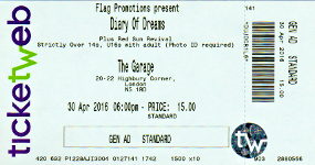 Diary Of Dreams ticket