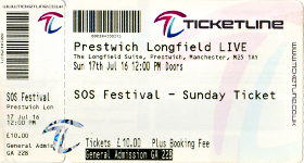 SOS Festival ticket