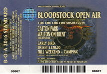 Bloodstock ticket