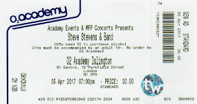 Steve Stevens ticket
