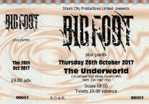 Bigfoot ticket