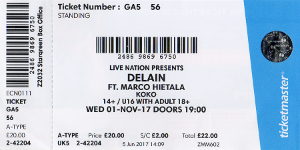 Delain ticket