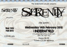 Serenity ticket