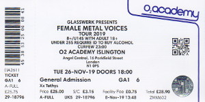 Leaves' Eyes ticket