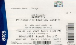 Rammstein ticket