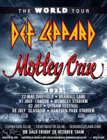 Mötley Crüe / Def Leppard advert