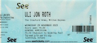 Uli Jon Roth ticket