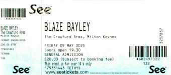 Blaze Bayley advert