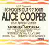 Alice Cooper ticket