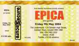 Epica ticket