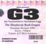G3 ticket