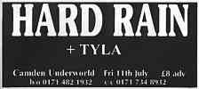 Hard Rain advert