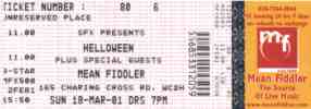 Helloween ticket