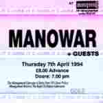 Manowar ticket