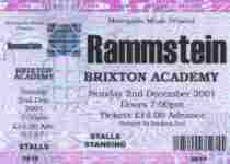 Rammstein ticket
