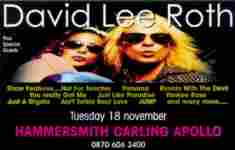 David Lee Roth advert